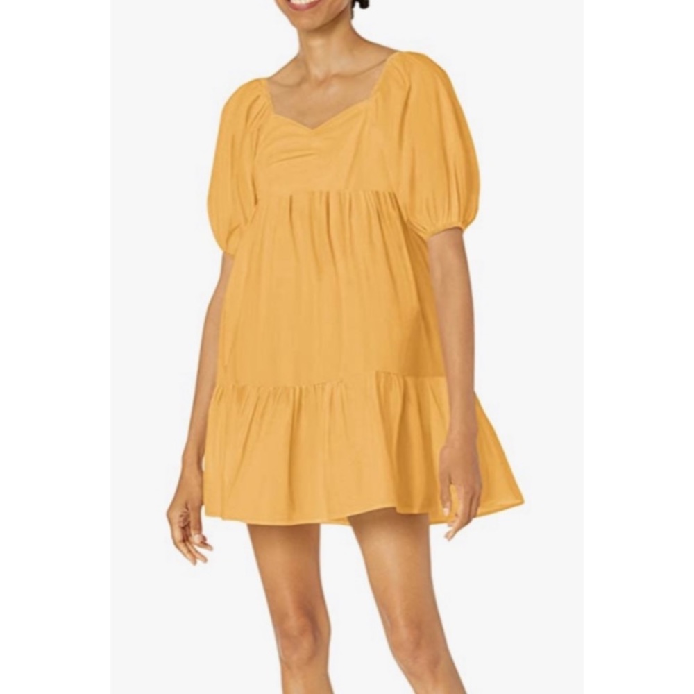 Billabong | Yellow Puff Sleeve Dress